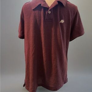 Aeropostale Men's Burgundy Polo Shirt